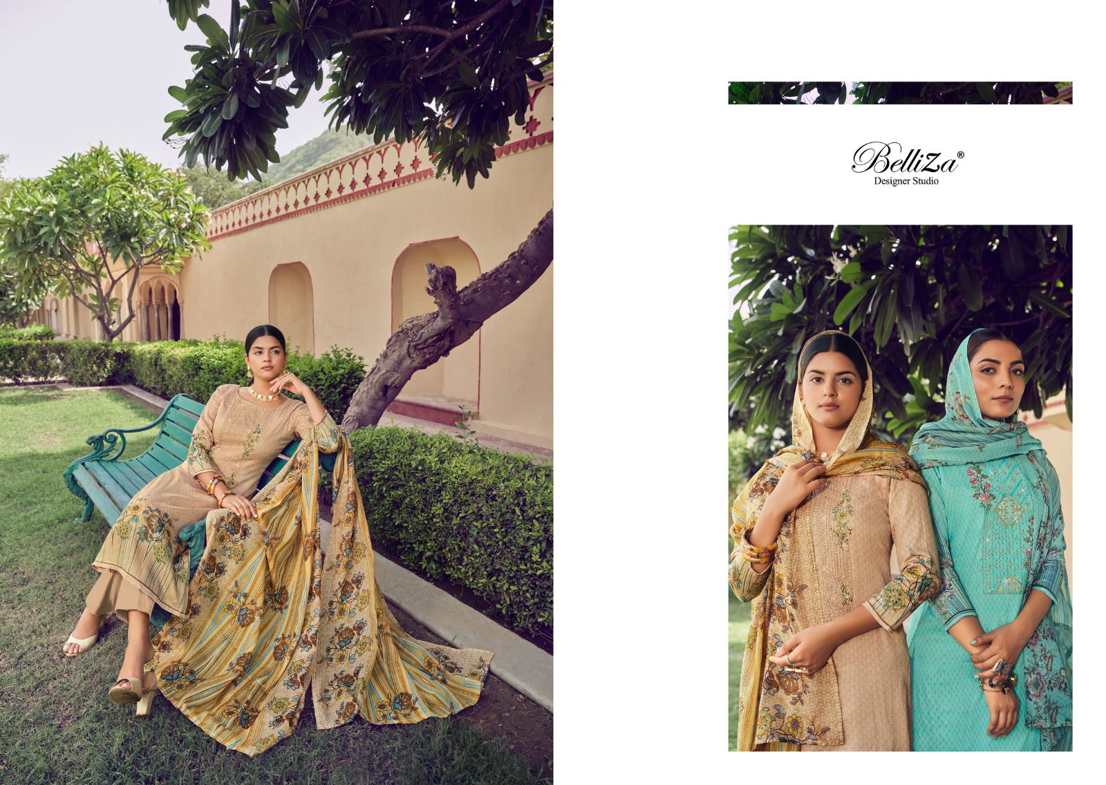 Naira By Belliza Jam Cotton Dress Material Catalog